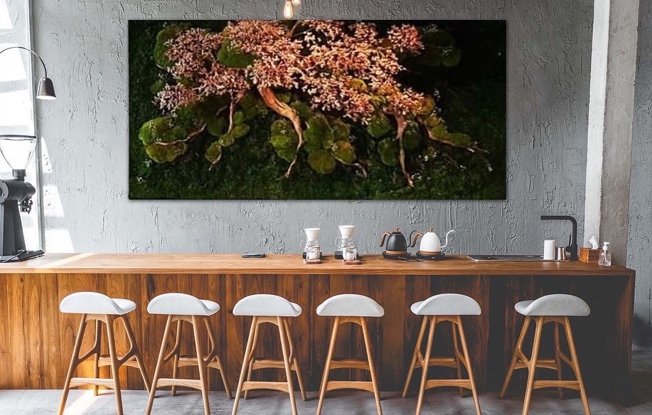 Blossom Bonsai Moss Art