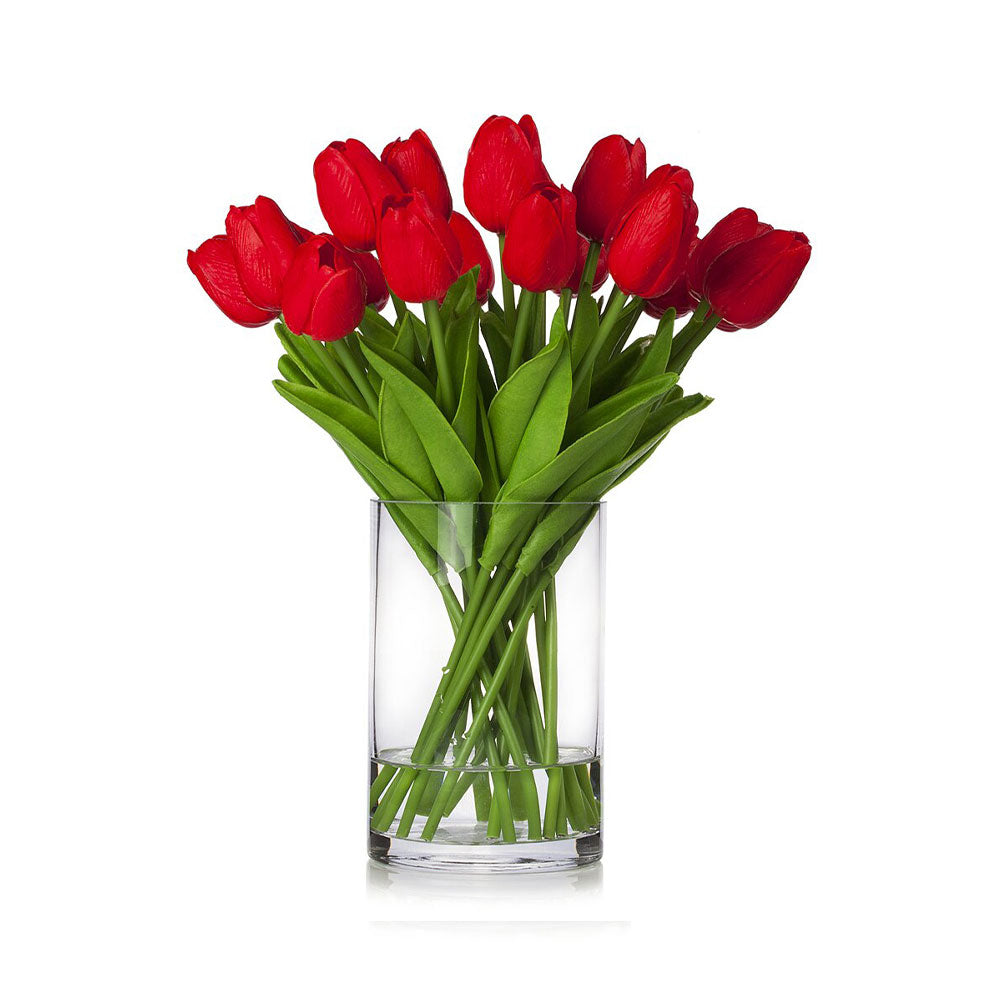 Faux Tulip Vase Arrangement